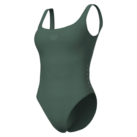 W Arena Team Stripe Swimsuit U Back