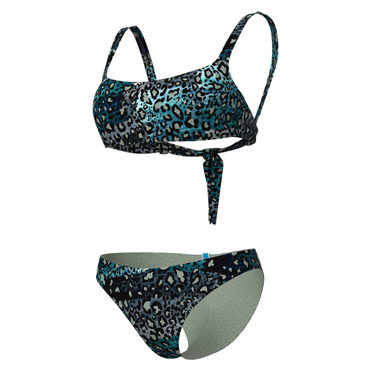 W Arena Water Print Bikini Bralette