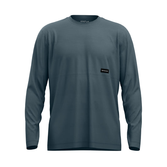 185 Merino Patch Langarmshirt