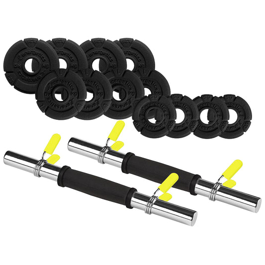 Premium 15 kg ensemble d'haltères