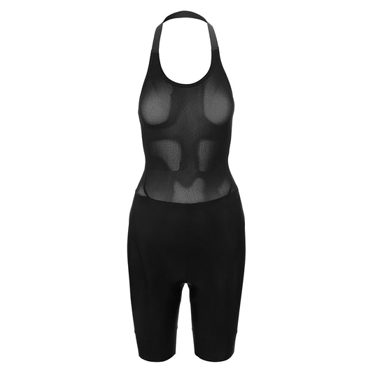 W Chrono Elite Halter Bib Short