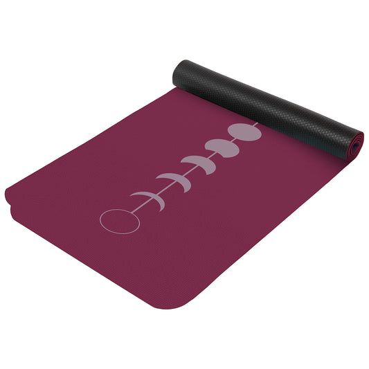 Tapis de yoga bicolore