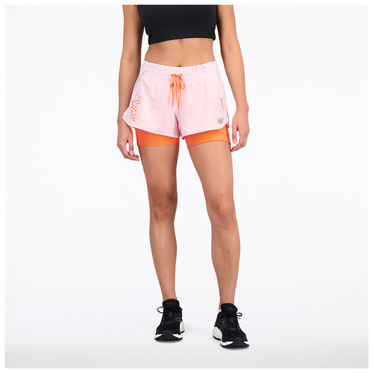 Printed Impact Run 2in1 shorts de running
