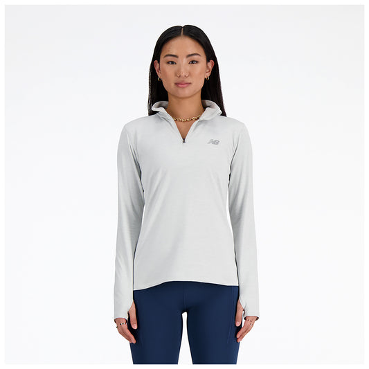 W Sport Essentials Space Dye Quarter Zip