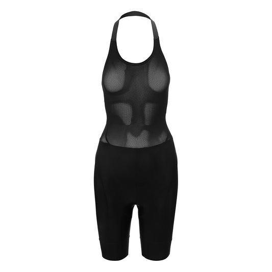 W Chrono Elite Halter Bib Short