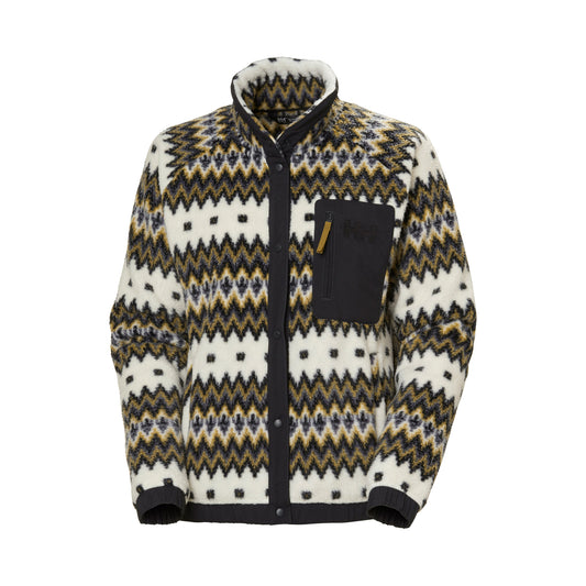 Imperial Printed Pile Snap Fleecejacke
