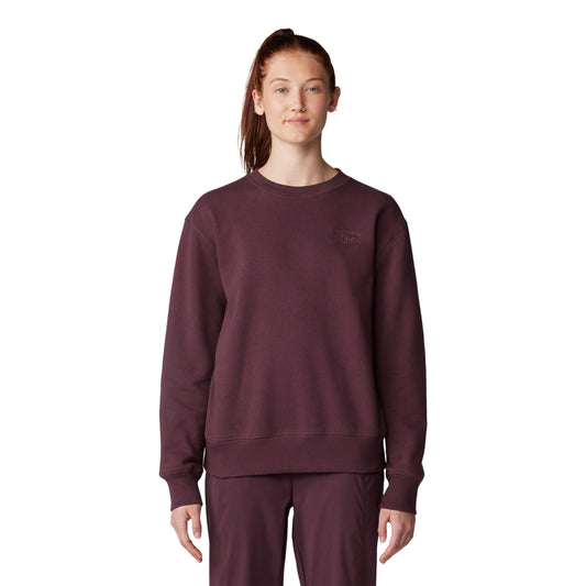 W MHW Logo Pullover Crew