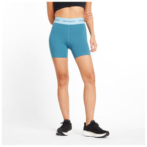 W Sleek 5 Inch High Rise Biker Short