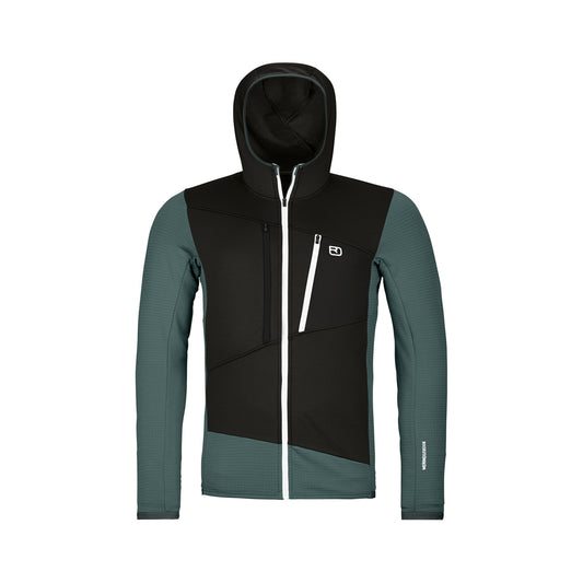 FLEECE GRID HOODY M