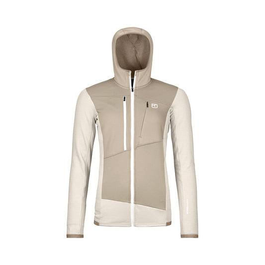 FLEECE GRID HOODY W