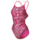 W Arena Pink Dahlia Swimsuit Lace Back