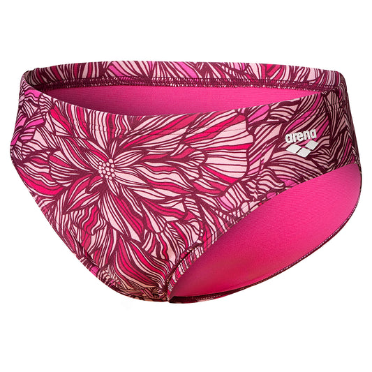 M Arena Pink Dahlia Swim Briefs