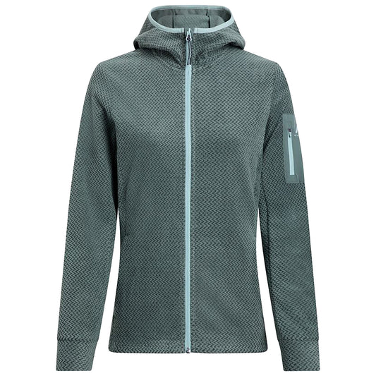 Hucture FZ W Jacket Fleece Knit