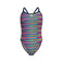 W Arena Racing Stripe Swimsuit Xcriss Cross