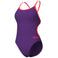 W Swimsuit Lace Back Solid
