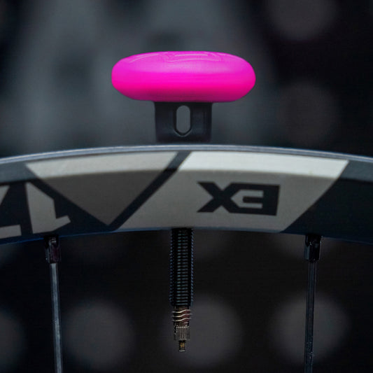 Tubeless Secure Tag Holder pink/black