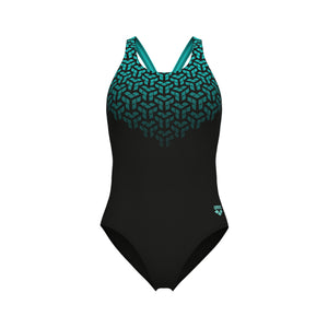 W Arena Kikko V Swimsuit V Back Graphic