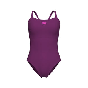 W Arena Solid Swimsuit Lightdrop Back B