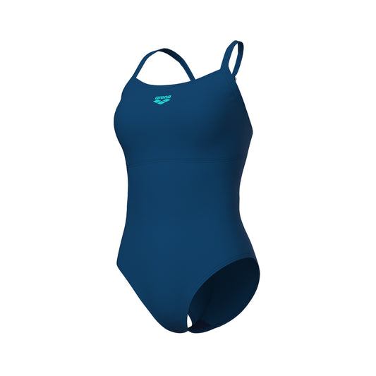 W Arena Solid Swimsuit Lightdrop Back B