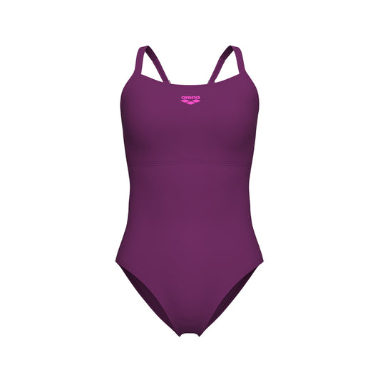 W Arena Solid Swimsuit Lightdrop Back B