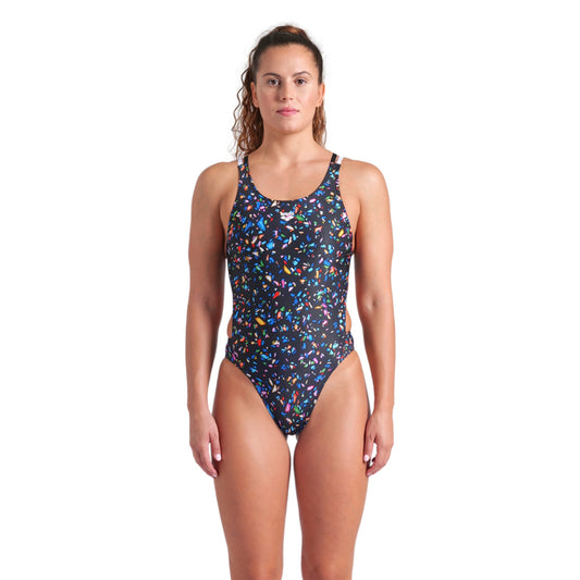 W Arena Confetti Swimsuit Swim Tech Multi