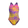 G Arena Multi Colours Swimsuit V Back