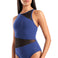 W Arena Mesh Angle Swimsuit Vent Back B