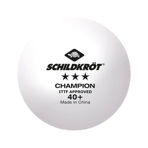 3 Star Champion ITTF Poly 40+ Tischtennisbälle