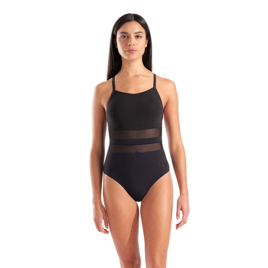 W Arena Mesh Equals Swimsuit Back B