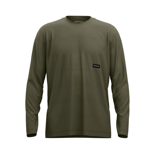 185 Merino Patch Langarmshirt