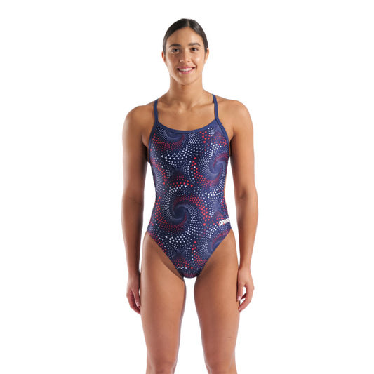 W Arena Fireflow Swimsuit Challenge Back