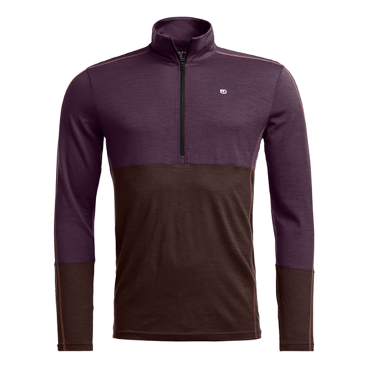 185 ROCK'n'WOOL ZIP NECK M