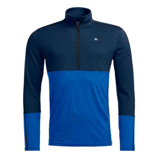 185 ROCK'n'WOOL ZIP NECK M