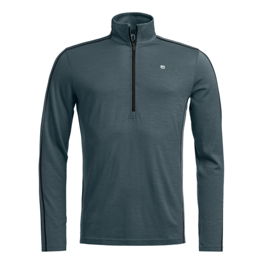 186 ROCK'n'WOOL ZIP NECK M