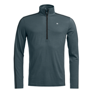 185 ROCK'n'WOOL ZIP NECK M