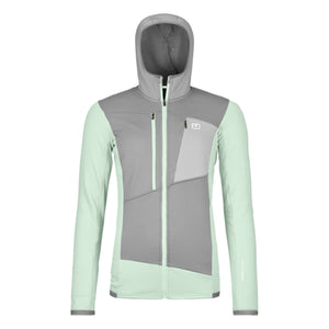 FLEECE GRID HOODY W