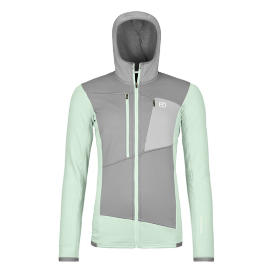 FLEECE GRID HOODY W