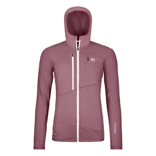 FLEECE GRID HOODY W