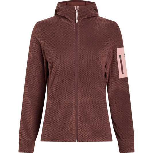 Hucture FZ W Jacket Fleece Knit