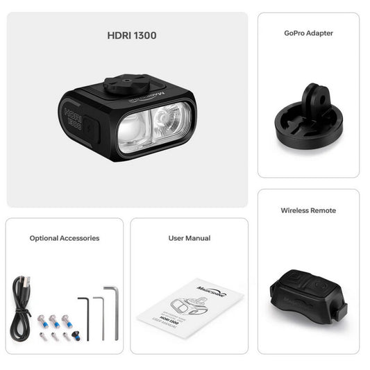 Hori 1300 Frontlicht, Dual Mount mit