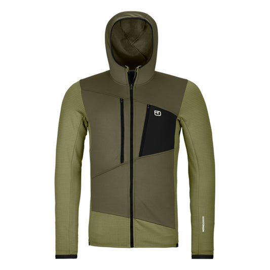 FLEECE GRID HOODY M