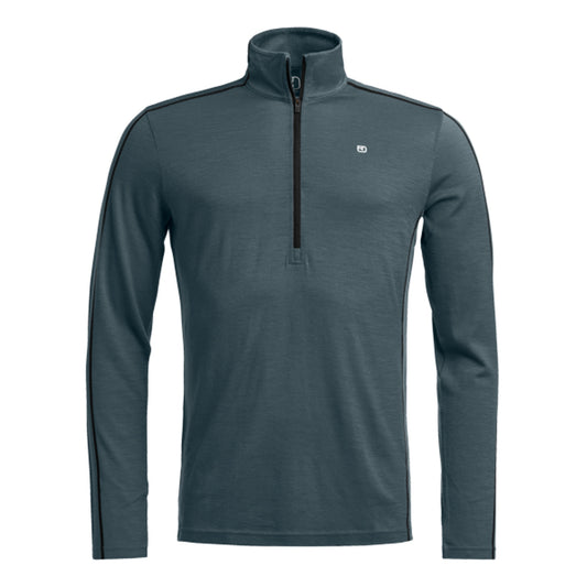 185 ROCK'n'WOOL ZIP NECK M