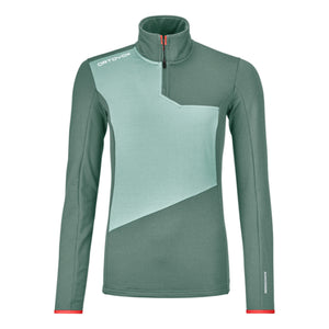 FLEECE LIGHT ZIP NECK W