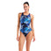 W Arena Camo Swimsuit V Back L