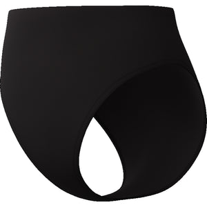 Solid Cheeky High Waist Bikini