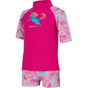 Short Sleeve Printed Rash Top