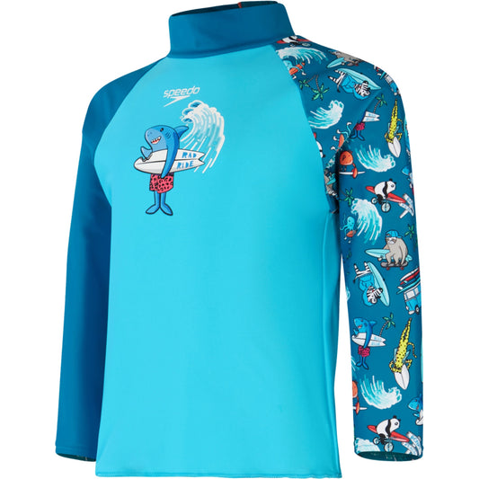Long Sleeve Printed Rash Top