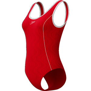 Texture Bound Scoop Swimsuit