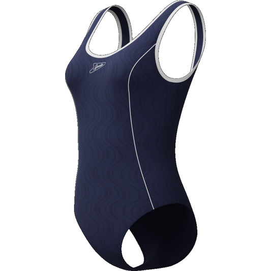 Texture Bound Scoop Swimsuit