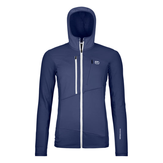 FLEECE GRID HOODY W